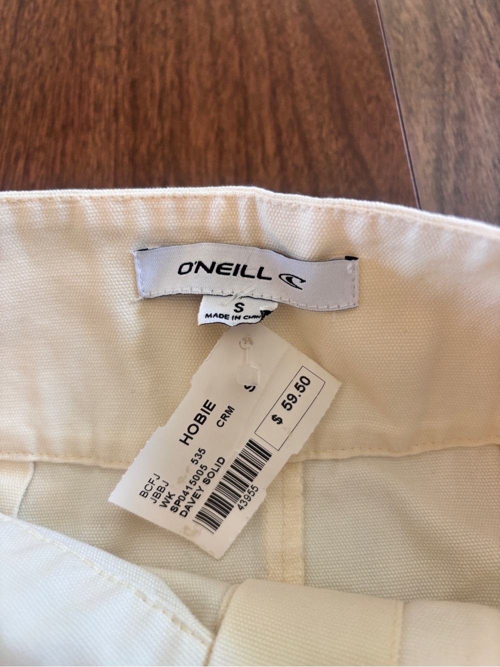 O'Neill Button-Front Midi Skirt in Light Cream - Picture 7 of 7